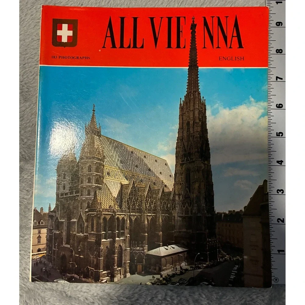All Vienna 183 Photographs English Souvenir Travel Photo Book Austria Vintage
